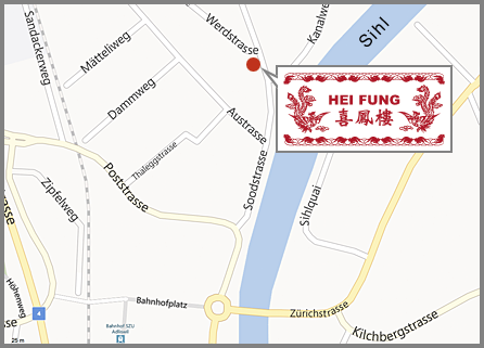 Map of Heifung Restaurant